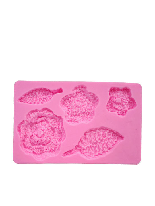 Suifenhe No Coating Silicone Cupcakes & Muffins 5 Cups Baking Pan 13.8x9cm