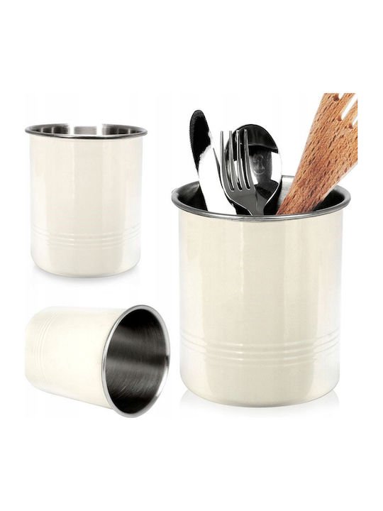 Cutlery Drainer Inox Silver 11x11x13.2cm
