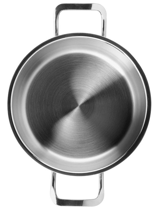 Hascevher Anett Deep Stainless Steel Pot 2.3lt