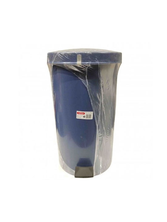Cyclops Waste Bin Waste Plastic with Pedal Blue 35lt 1pcs
