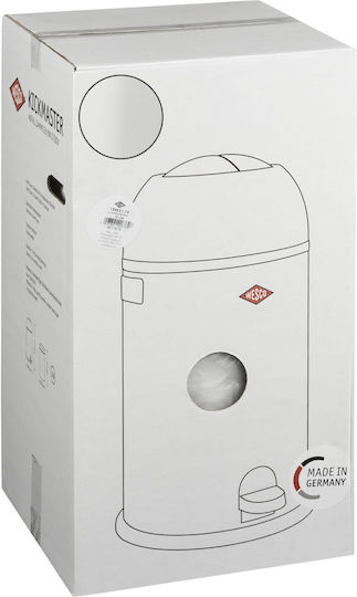 Wesco Кошче Отпадъци Пластмасов Бял 1бр Wesco Кошче Отпадъци Пластмасов Бял 1бр