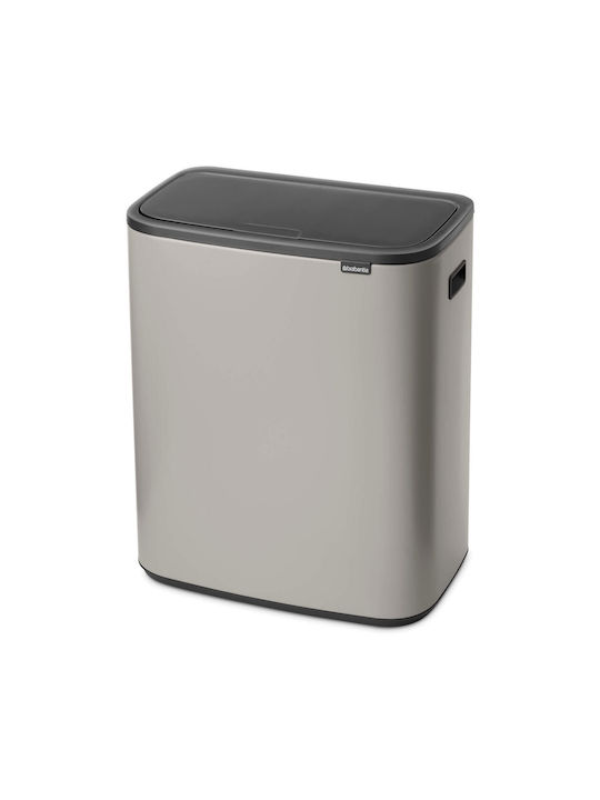 Brabantia Bo Touch Mülleimer Kunststoff Grau 60lt