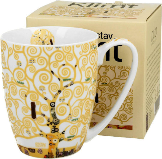 Kaffeetasse 360ml Duo Klimt Tree Life Ecru Kaffeetasse 360ml Duo Klimt Tree Life Ecru