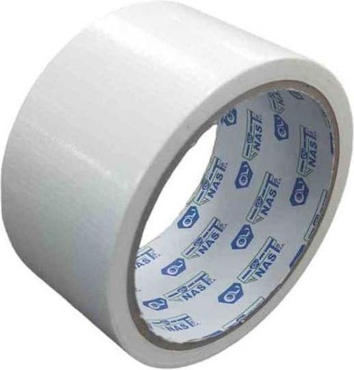 Nast S.A. Self-Adhesive Fabric Tape White 50mmx10m 1pcs
