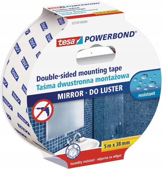 Double-sided Adhesive Mounting Tape Mirrors Powerbond 5m 19mm H5573320