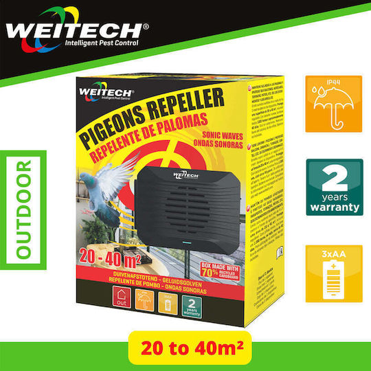 Weitech Συσκευή Υπερήχων Απώθησης Πουλιών