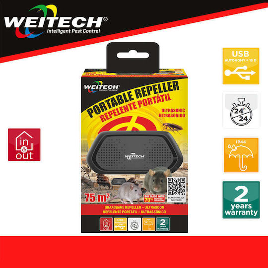 Weitech Συσκευή Υπερήχων Απώθησης Τρωκτικών