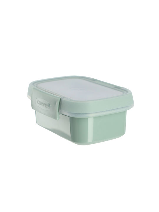 Food Container Snack Rectangle 0.2l Smart Eco To Go 12x9x5cm Soft Green