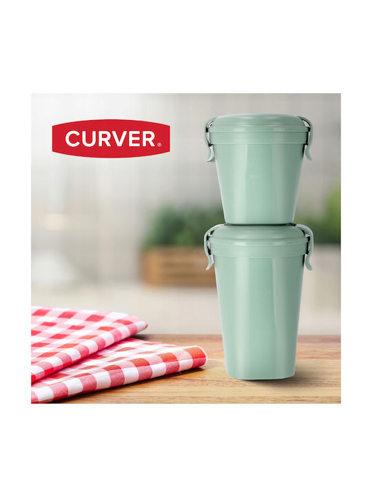 Food Container Cup Cup L 0.6l Smart Eco To Go Ø11x17cm Soft Green