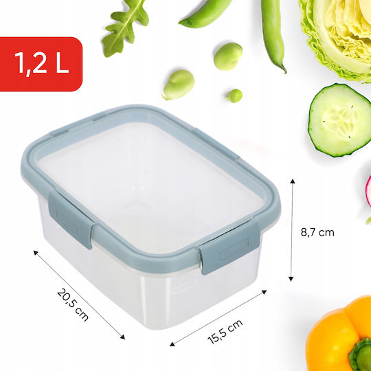 Curver Plastic Lunch Box Blue 1200ml