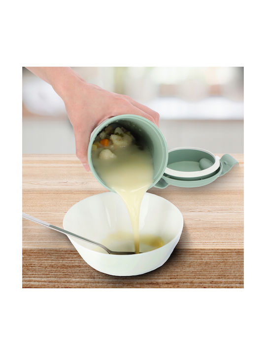 Food Container Cup Cup L 0.6l Smart Eco To Go Ø11x17cm Soft Green