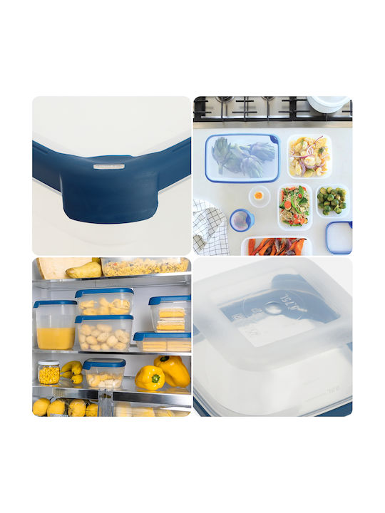 Square Food Container 0.75l Grand Chef Eco 15x15x6.5cm