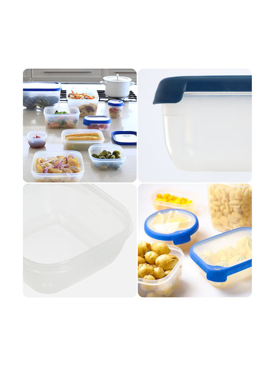 Square Food Container 0.75l Grand Chef Eco 15x15x6.5cm
