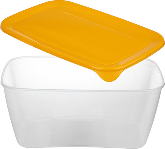 Curver Plastic Lunch Box Yellow 5000ml