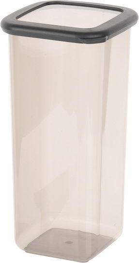 Plastic Lunch Box Gray 1600ml