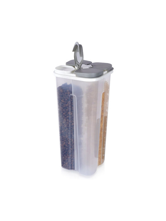 Excellent Houseware Δοχείο Φαγητού Πλαστικό Διάφανο 3lt