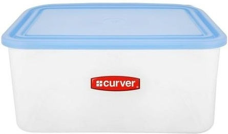 Rectangular Food Container 1.2l Transparent Blue