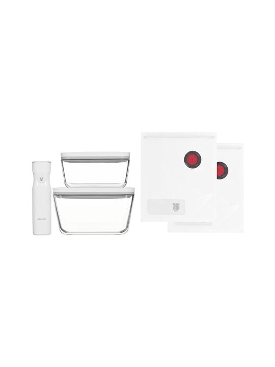 Zwilling J.A. Henckels Set Glass Lunch Boxes White 7 Pieces