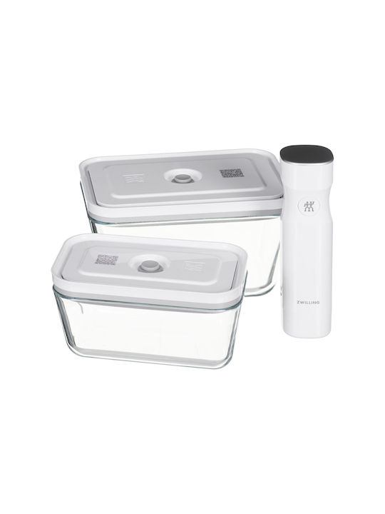 Zwilling J.A. Henckels Fresh & Σave Σετ Δοχεία Φαγητού Γυάλινα Διάφανα 28.3cm 2τμχ
