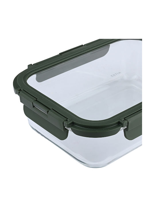 Estia Click&seal Glas-Mittagsboxen Transparent 1.06lt