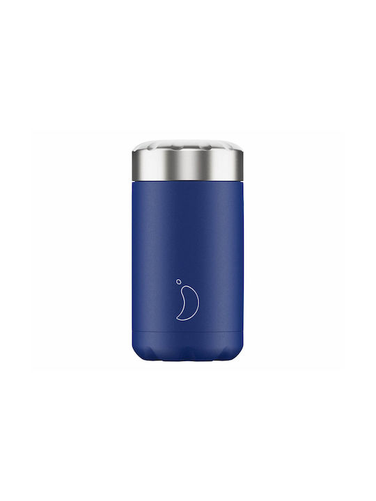 Chilly's Lunchbox Isolierte Lunchbox Inox Matte Blue 500ml 1Stück