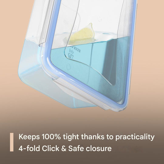 CLASSBACH C-FHD 4007 K Set Of Transparent Plastic Lunch Boxes 5 Pieces