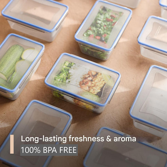 CLASSBACH C-FHD 4007 K Set Of Transparent Plastic Lunch Boxes 5 Pieces