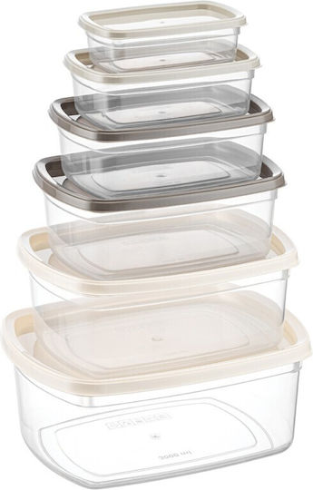 Viosarp Viosarp Set Mittagsboxen Kunststoff Transparente 6 Stück