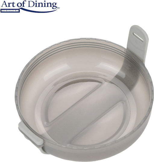 Heinner Loca Δοχείο Φαγητού Inox Ροζ με Χωρίσματα 600ml