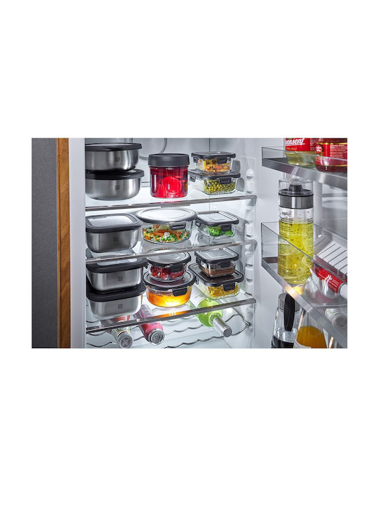 Gefu Microwave Glass Lunch Box Milo Silver 600ml