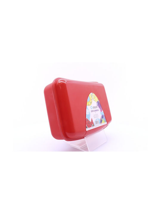 Sterk Lunchbox Kunststoff Rosa 18x10cm 1Stück