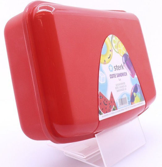 Sterk Lunchbox Kunststoff Rosa 18x10cm 1Stück