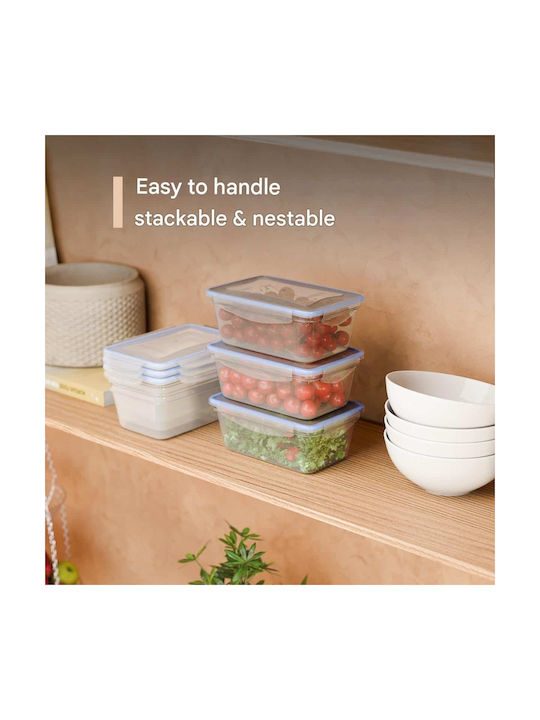 CLASSBACH Plastic Lunch Box C-FHD 4006 K Transparent 3pcs