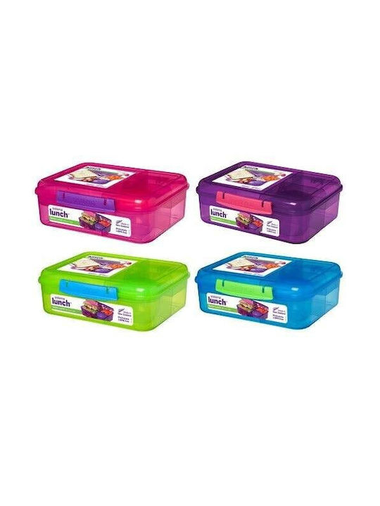 Sistema Plastic Lunch Box Quaddie SIS Green 2000ml