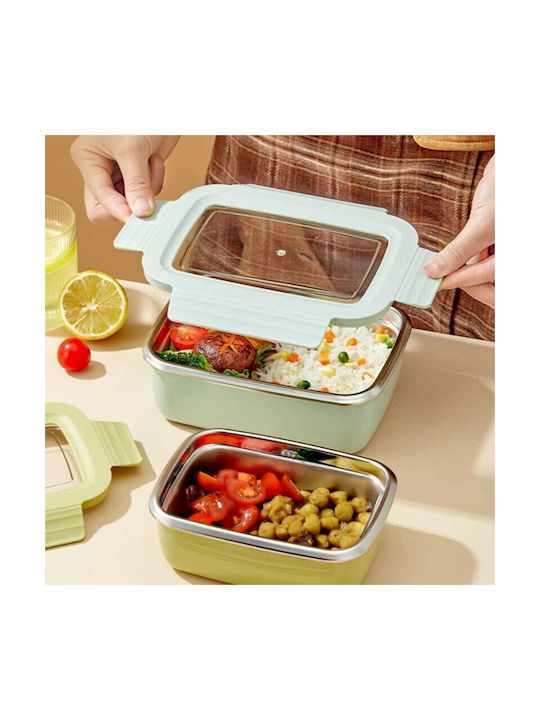 Viosarp Lunch Box Inox Beige 1lt