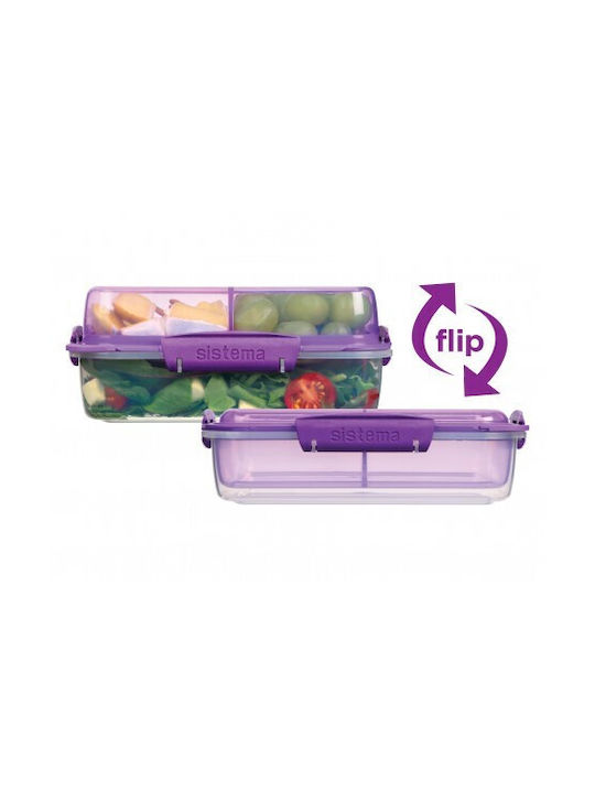 Sistema Plastic Lunch Box Green 1800ml
