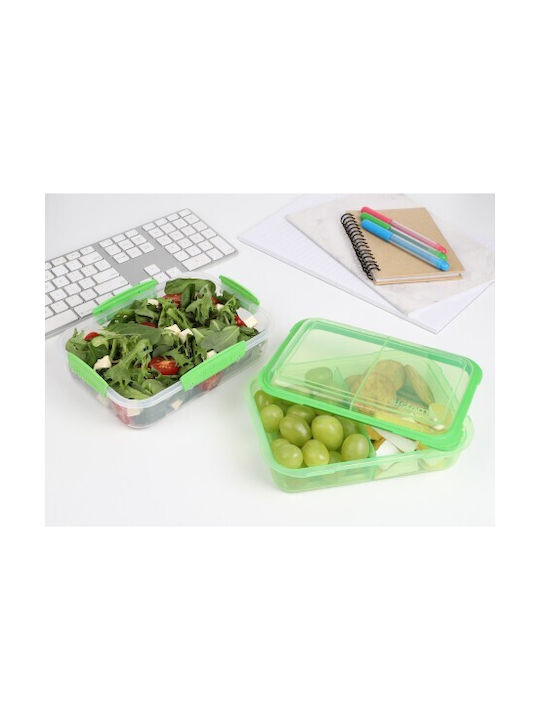 Sistema Plastic Lunch Box Green 1800ml