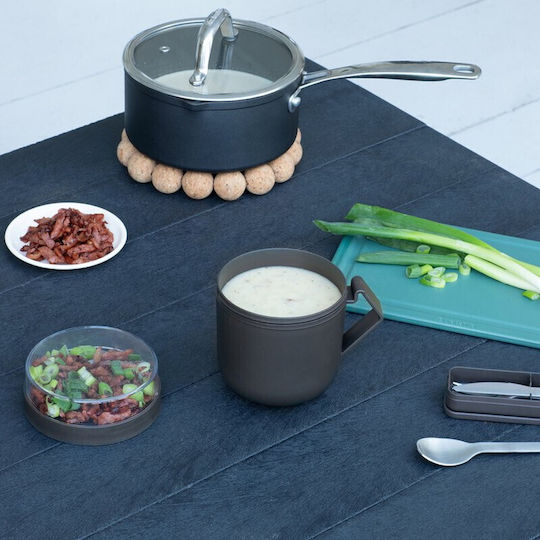 Brabantia Plastic Lunch Box Gray 600ml