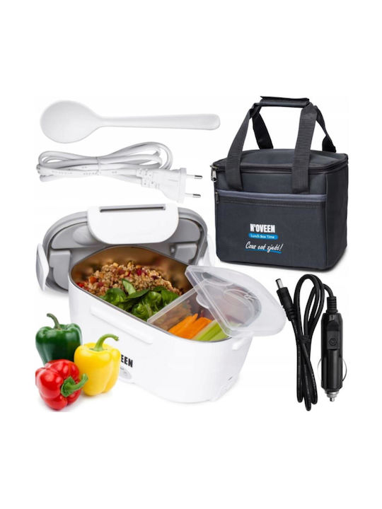 N'Oveen Inox Electric Lunch Box Gray 23x23cm