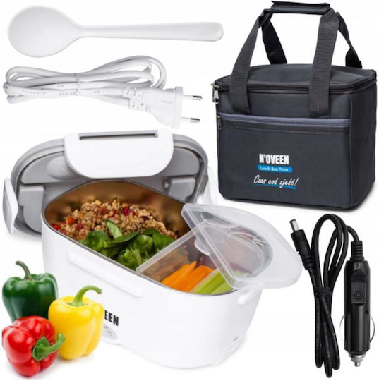 N'Oveen Inox Electric Lunch Box Gray 23x23cm
