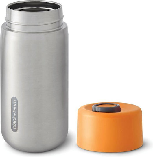 Black+Blum Cutie De Prânz Inox Portocalie Cu Compartimente 340ml