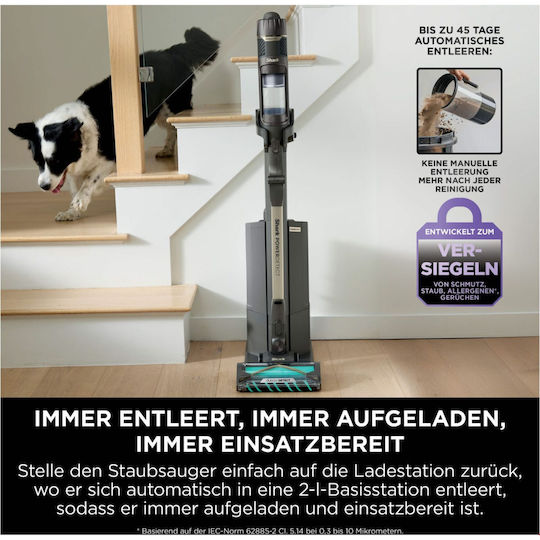 Shark PowerDetect Rechargeable 2 in 1 Stick and Handheld Vacuum 21.6V Black