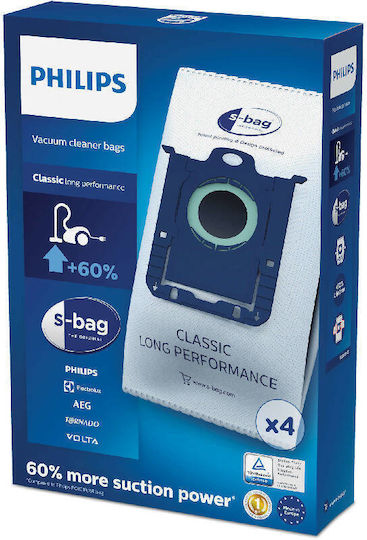 Philips Торбички За Прахосмукачка 5 Броя Съвместими С Прахосмукачка Philips