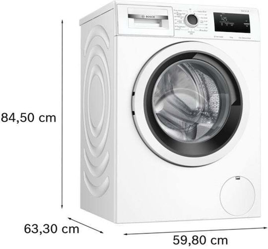 Bosch Waschmaschine 8kg mit Dampftechnologie 1200 Umdrehungen Active Water Plus WAN24066BY