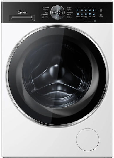 Midea Пералня 10 кг 1400 Оборота MF210W100BA30/W-GR