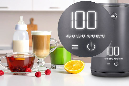 Eldom Βραστήρας 1.8lt 2000W Γκρι