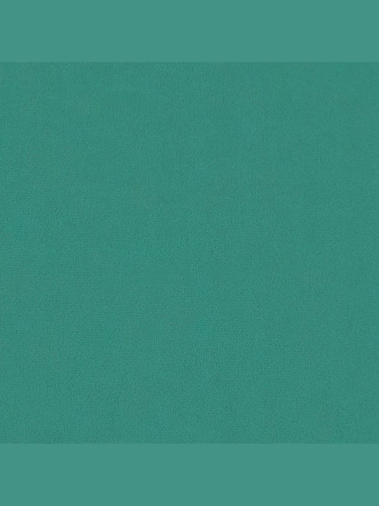 Swivel Visitor Chair with Arms in Turquoise Colour 54x55x90cm