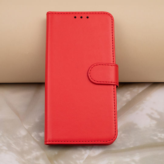 TelForceOne Synthetic Leather Wallet Red (Redmi A7 Pro)