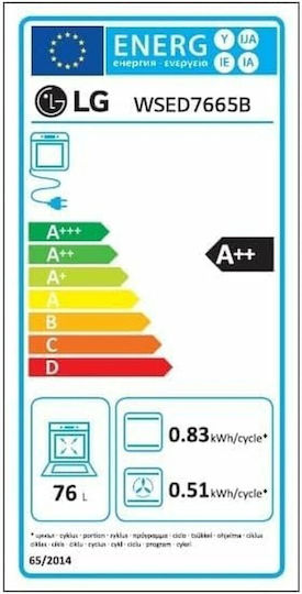 LG Фурна с Плот 76л с Индуктивни Котлони Ш59.2см Черен