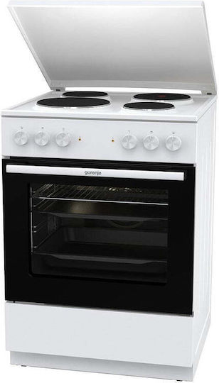 Gorenje Herd 71l mit Emaille Kochfeld 60cm Weiß